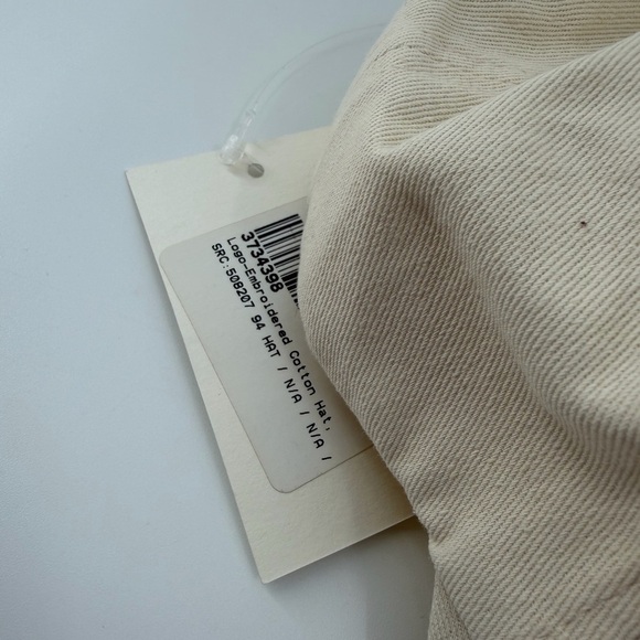Sporty & Rich 94 Hat Logo Embroidered Cotton In Cream main image 3